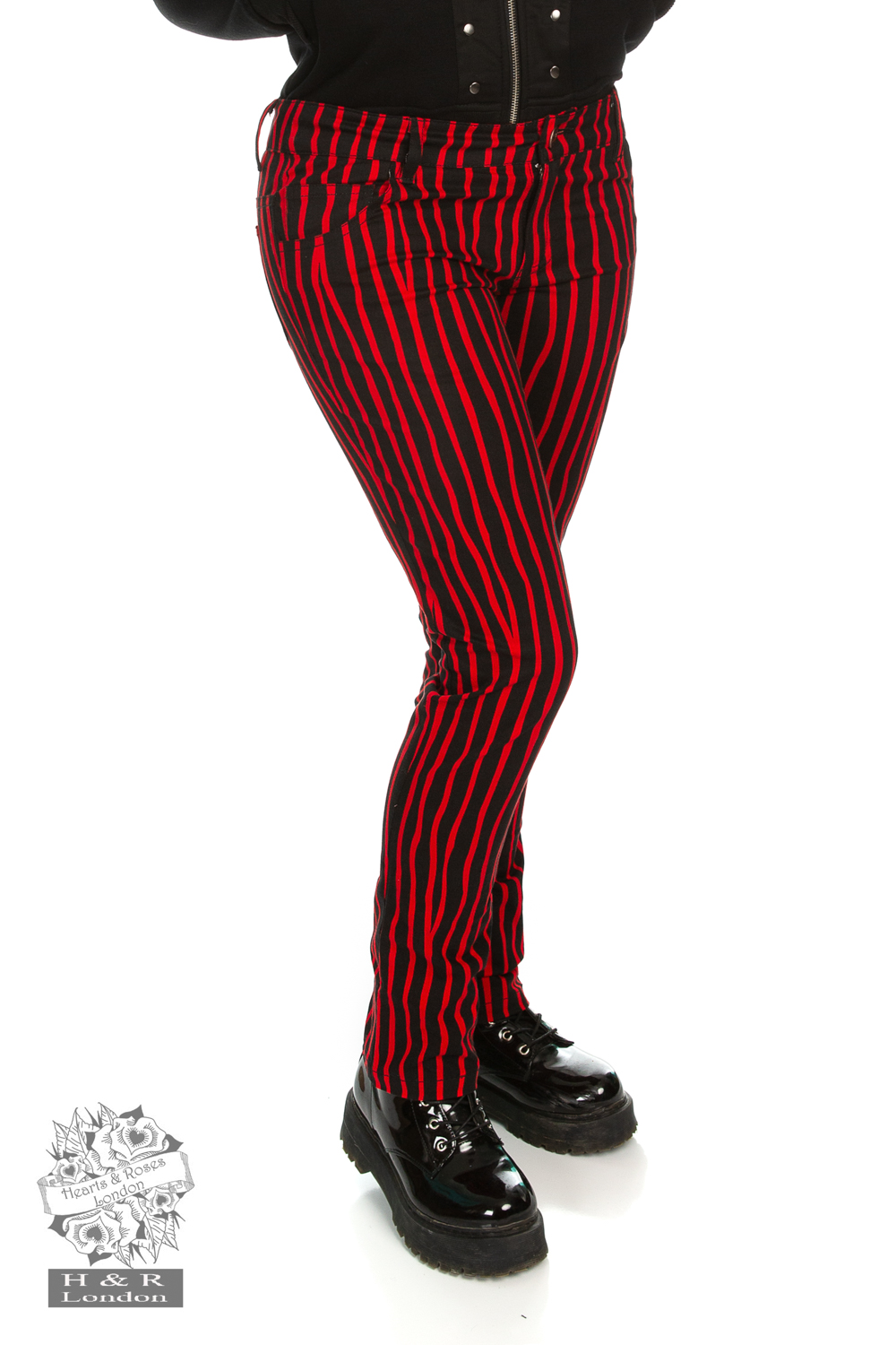 Cassie Red Stripe Trouser